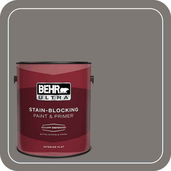 BEHR PREMIUM PLUS 1 gal. #790F-5 Amazon Stone Semi-Gloss Enamel Low Odor Interior Paint & Primer (4)