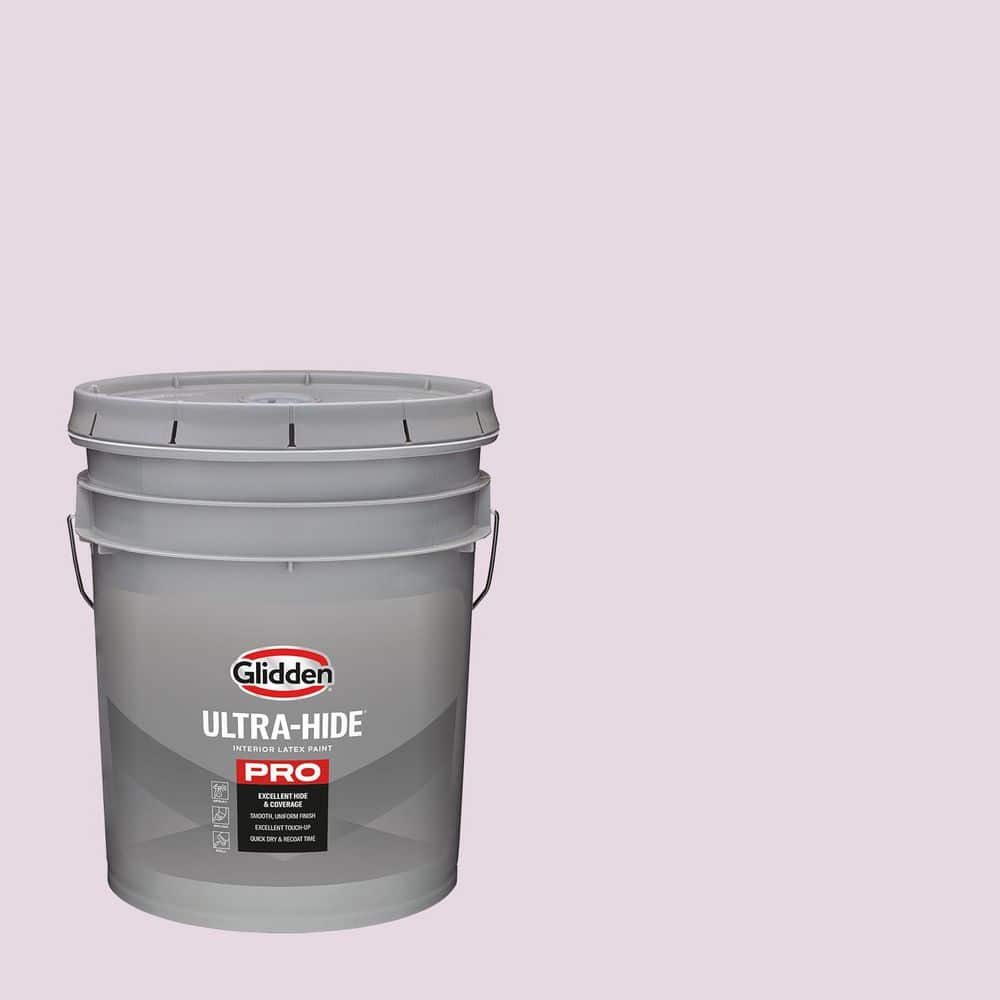Glidden Ultra-Hide 1 gal. PPG1180-2 Rajah Rose Semi-Gloss Interior Paint