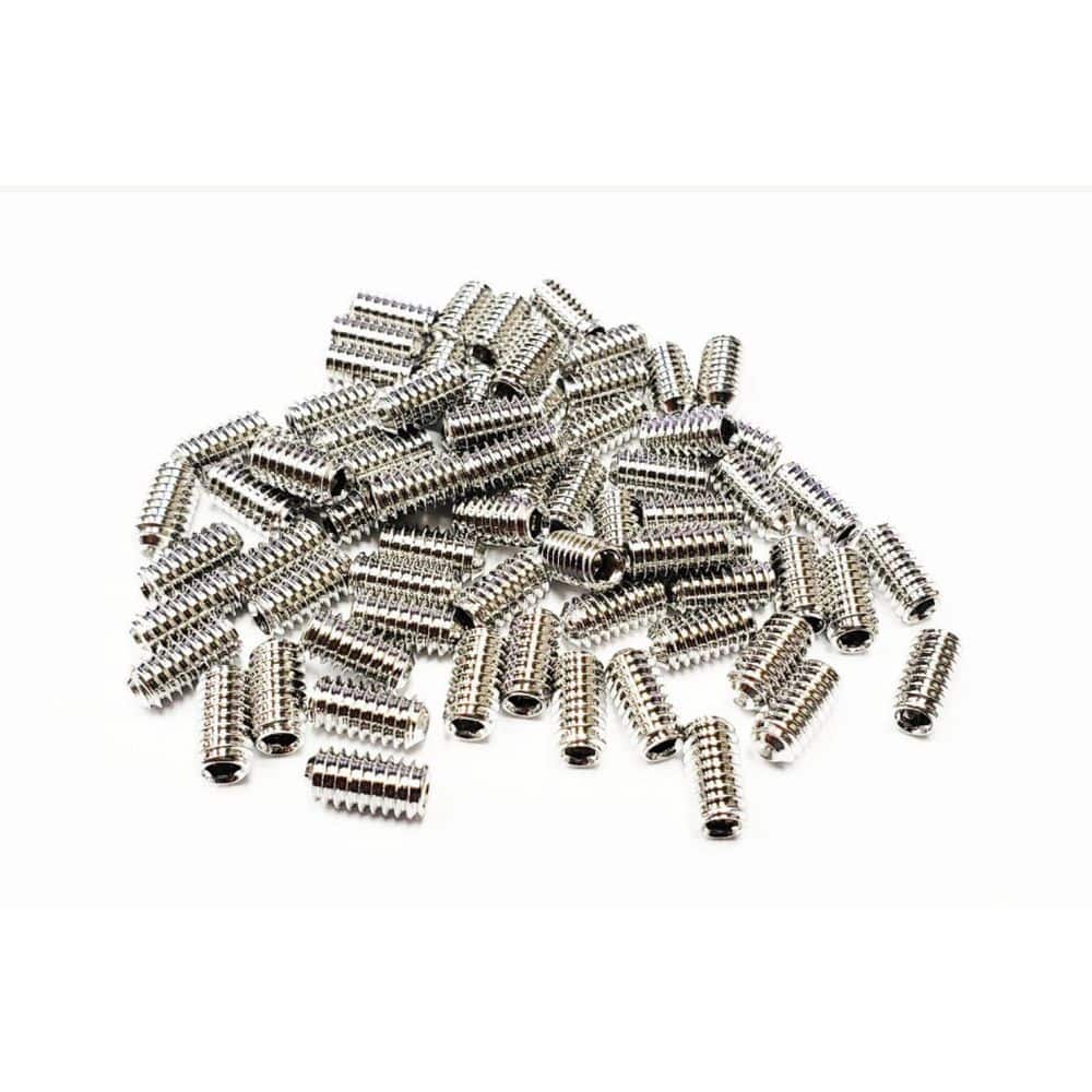 FOREVERBOLT M2 x 8 mm Hex Headless Stainless Steel Set Screws Treated with NL-19 (25-Pack)