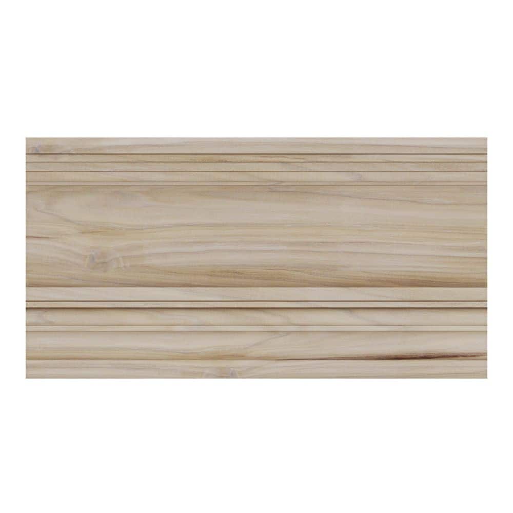 Ornamental Mouldings 1 in. D x 13 in. W x 92 in. L Unfinished Poplar Wood Ashthorpe Crown Moulding Kit (2)