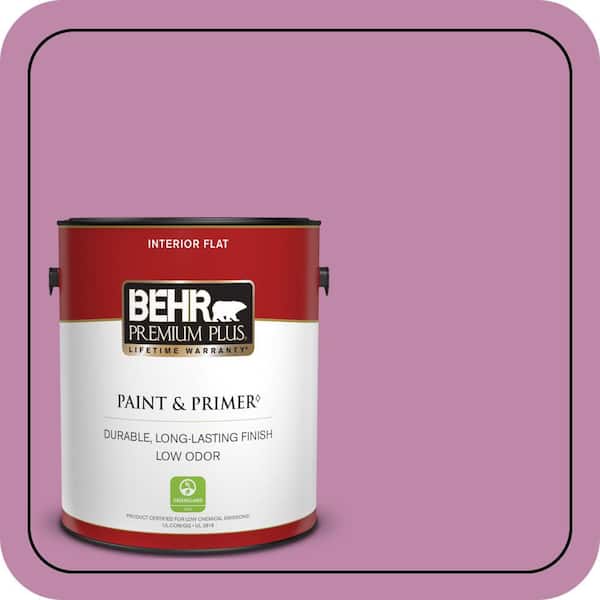 BEHR PREMIUM PLUS #M120-5 Rosy Enamel Low Odor & Primer (2)