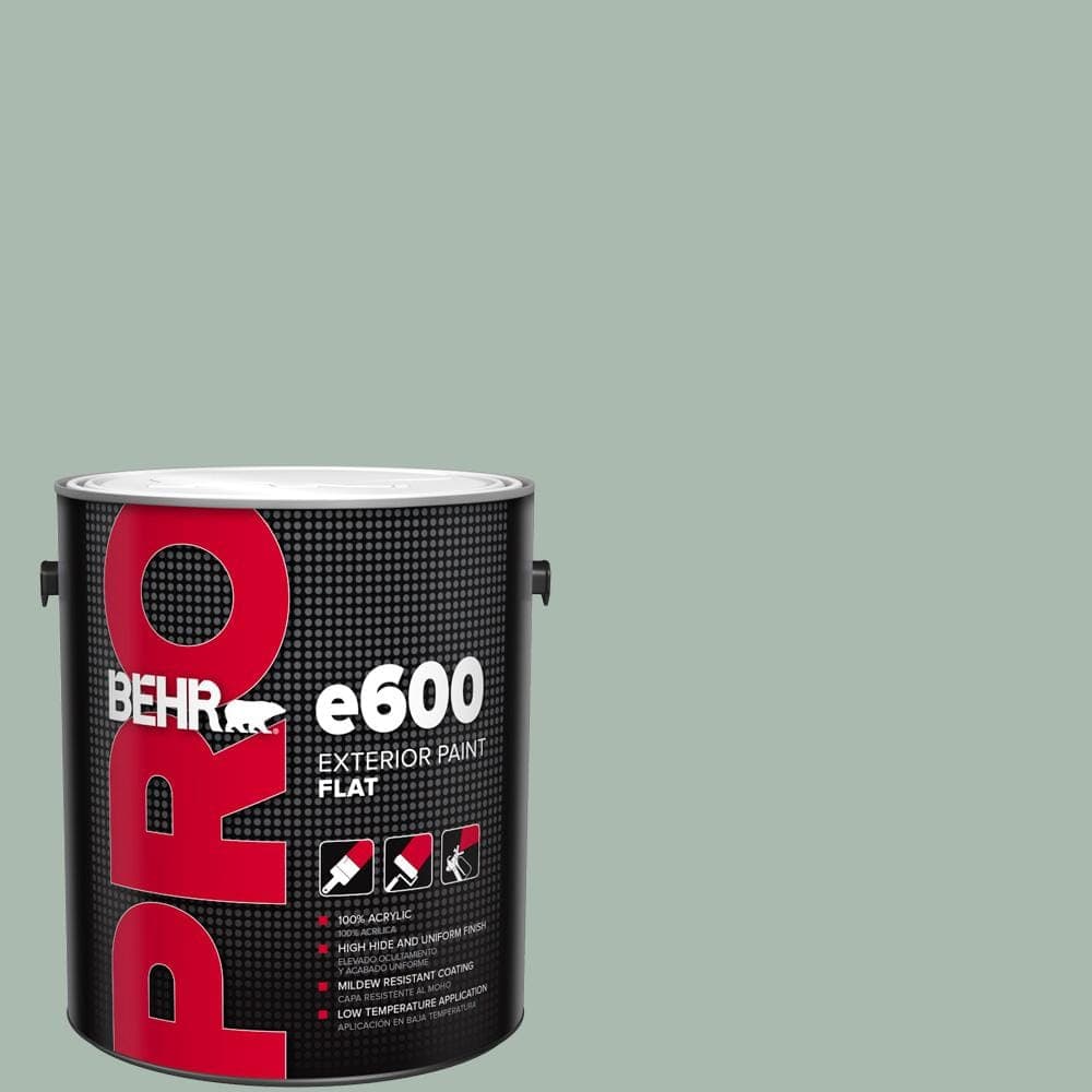 BEHR PRO 1 gal. #PPU11-14 Zen Flat Exterior Paint