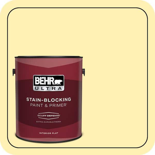 BEHR ULTRA 1 gal. #P310-3 Firefly Extra Durable Flat Interior Paint & Primer (2)