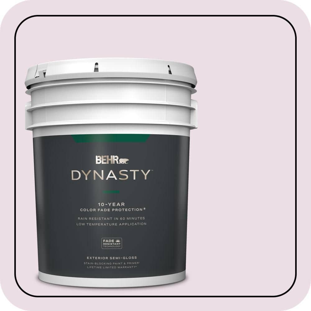 BEHR DYNASTY 5 gal. #680C-2 Wing Flutter Semi-Gloss Exterior Stain-Blocking Paint & Primer