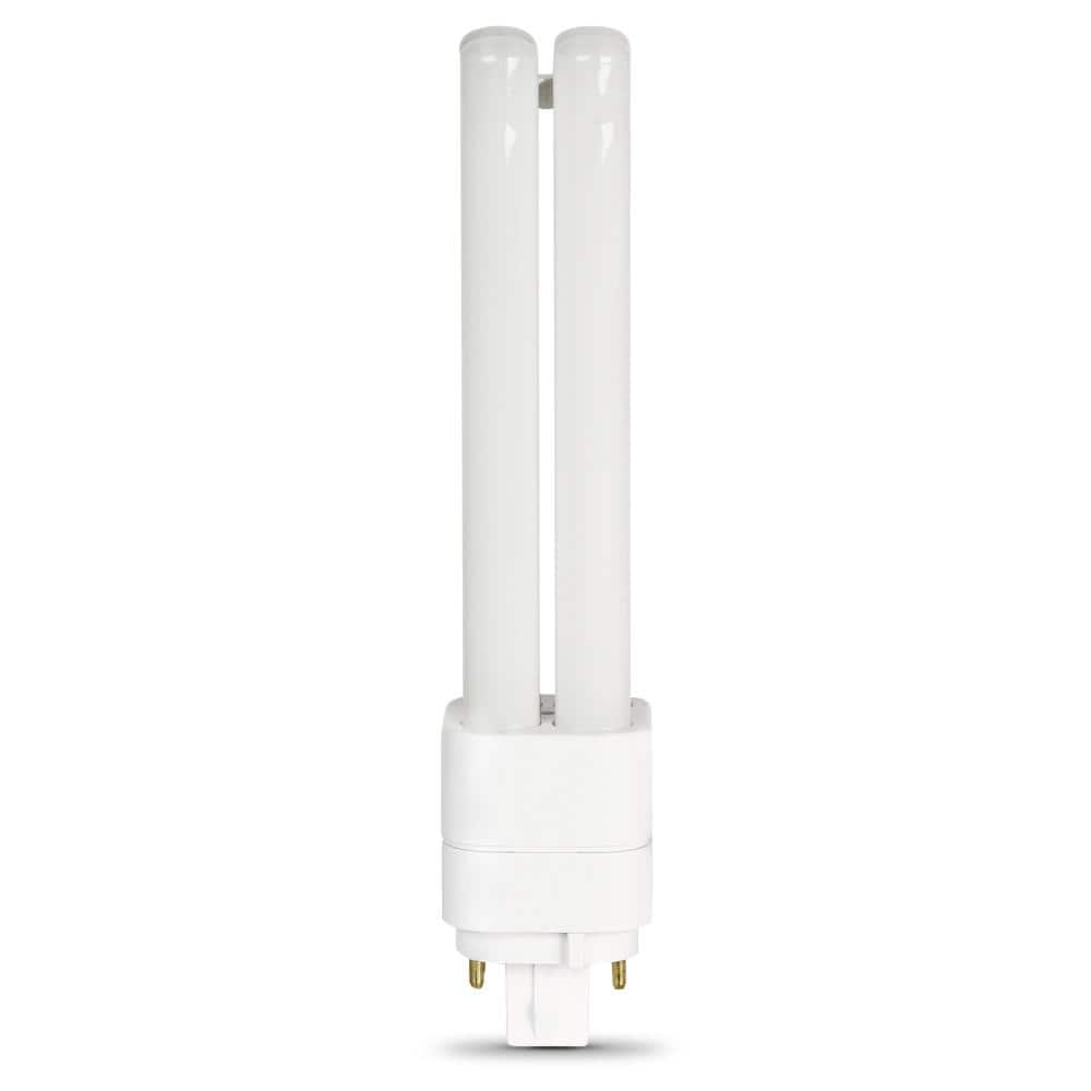 Feit Electric 26-Watt Equivalent PL QuadTube CFLNI 4-Pin Plugin G24Q-3 Base CFL Replacement LED Light Bulb, Cool White 4100K (1-Pack) (2)