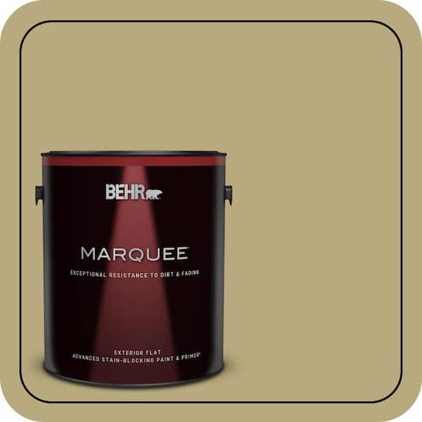 BEHR PREMIUM PLUS #M330-5 Fresh Brew Flat Low Odor & Primer (4)