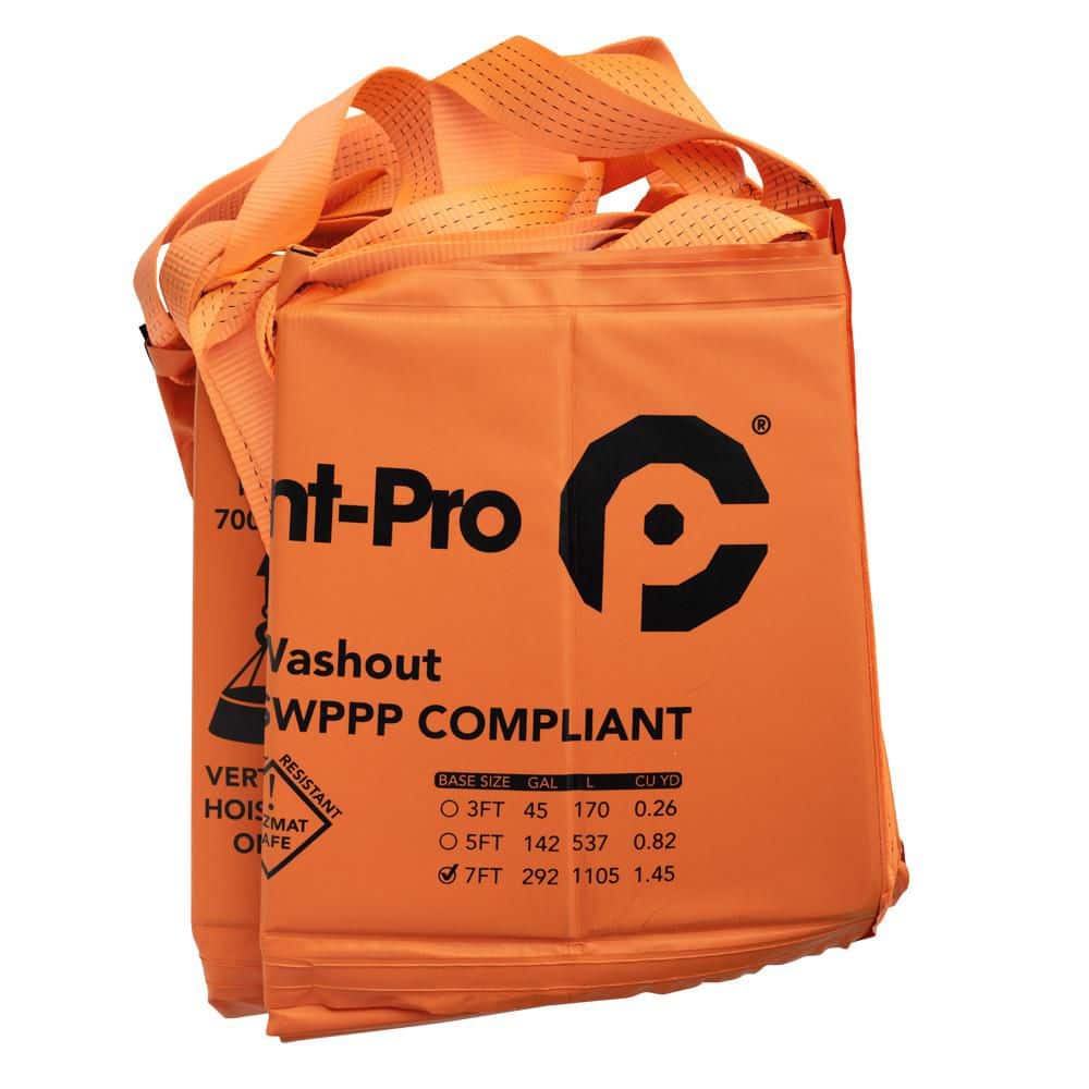 Unbranded 7 ft. Concrete Washout w/ Hoisting Straps (2)