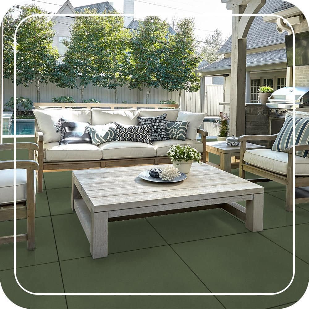 BEHR PREMIUM #ECC-38-3 Textured Low-Lustre Enamel Interior/Exterior Porch and Patio Anti-Slip Floor Paint (3)