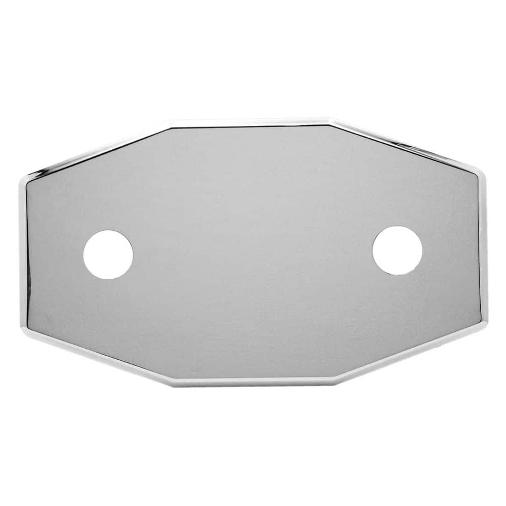 Westbrass 13 in. 7-1/2 in. Steel 2-Hole Remodel Cover Plate for Bathtub and Shower Valves (1)