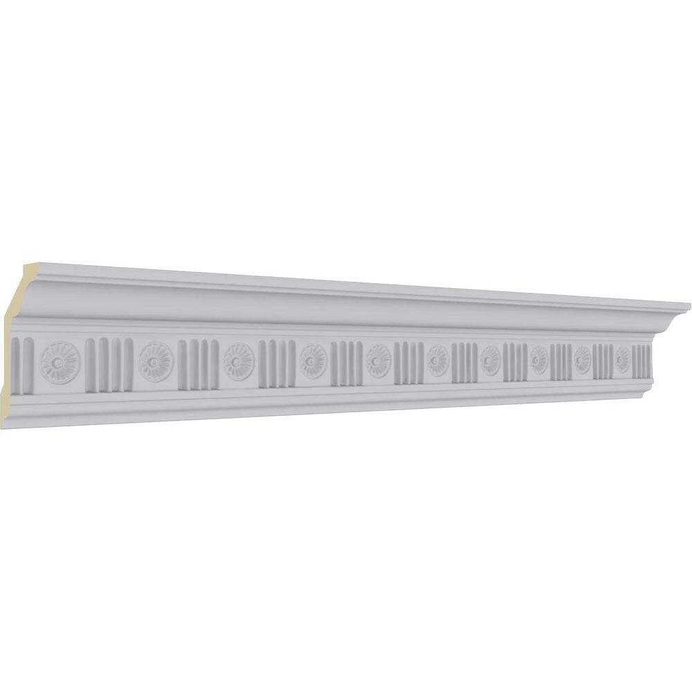 Ekena Millwork 1-5/8 in. x 2-5/8 in. x 94-1/2 in. Polyurethane Edwards Crown Moulding (2)