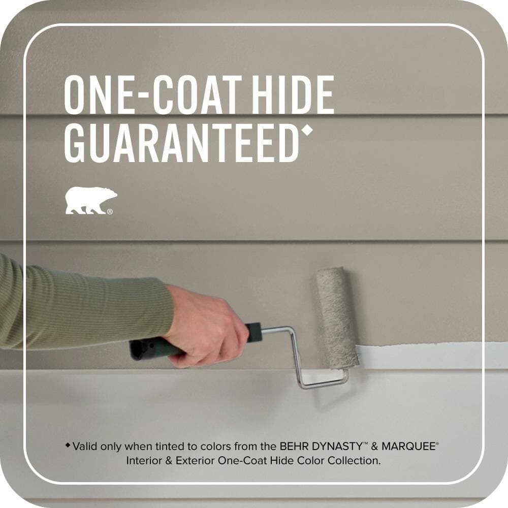 BEHR MARQUEE 5 gal. #QE-58 Moon Rock Flat Exterior Paint & Primer (3)