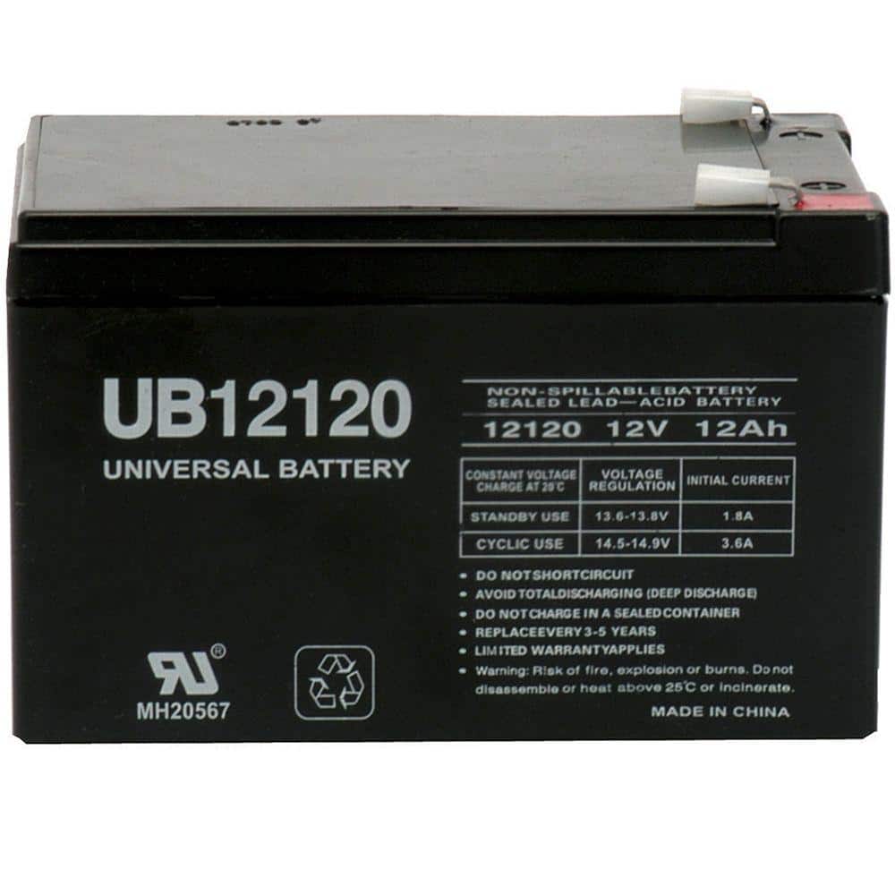 UPG 12-Volt 12 Ah F2 Terminal Sealed Lead Acid (SLA) AGM Rechargeable Battery (1)