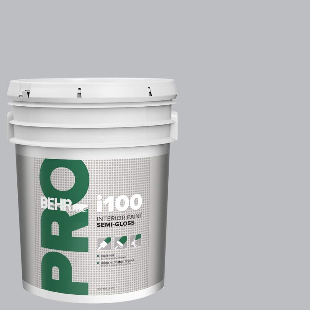 BEHR PRO 5 gal. #N530-3 High Speed Access Semi-Gloss Interior Paint (1)