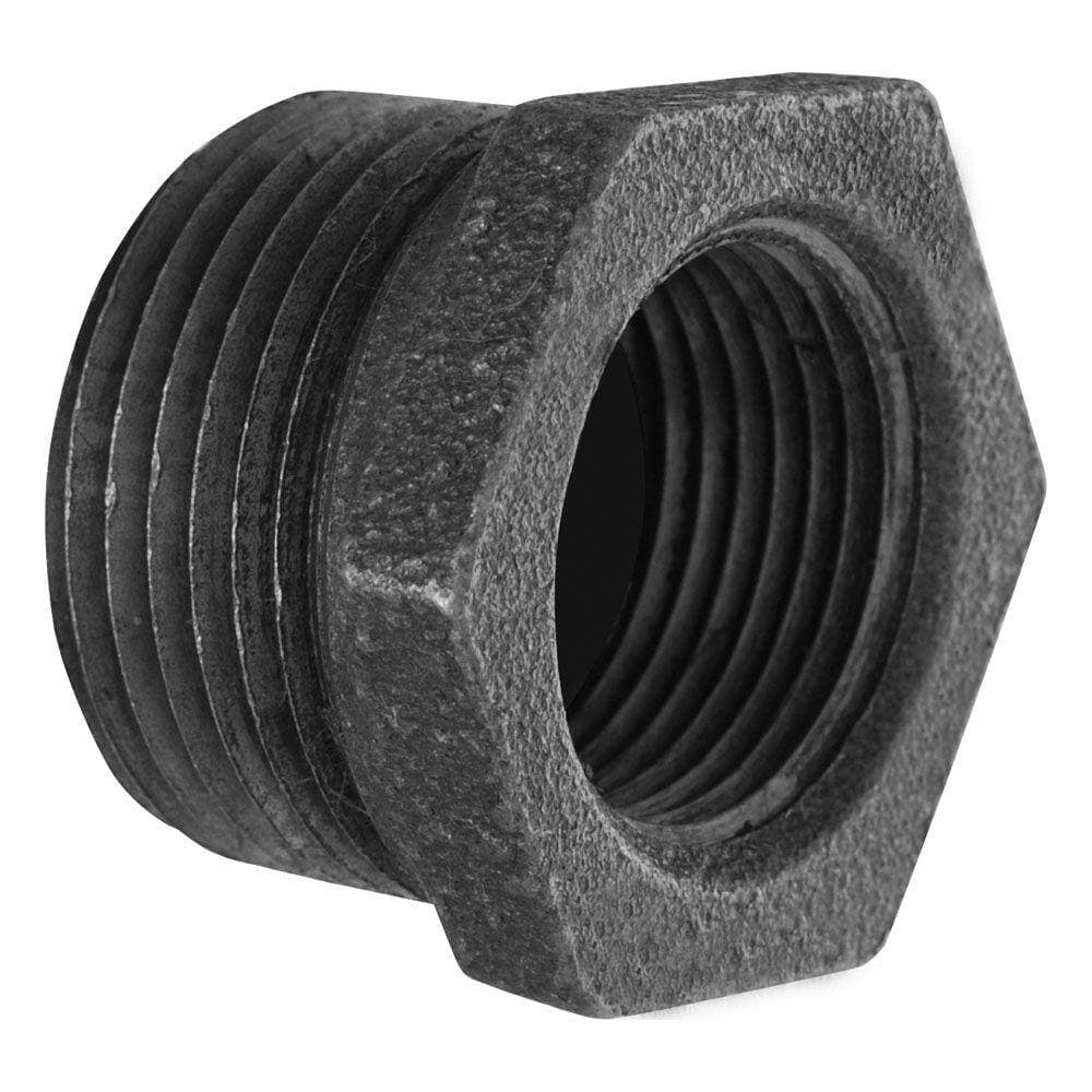 STZ 1-1/2 in. x 3/4 in. Black Iron Bushing (1)
