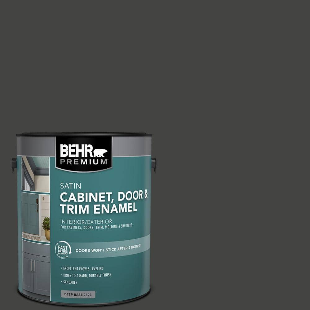 BEHR PREMIUM 1 gal. #PPU18-20 Broadway Satin Enamel Interior/Exterior Cabinet, Door & Trim Paint (1)