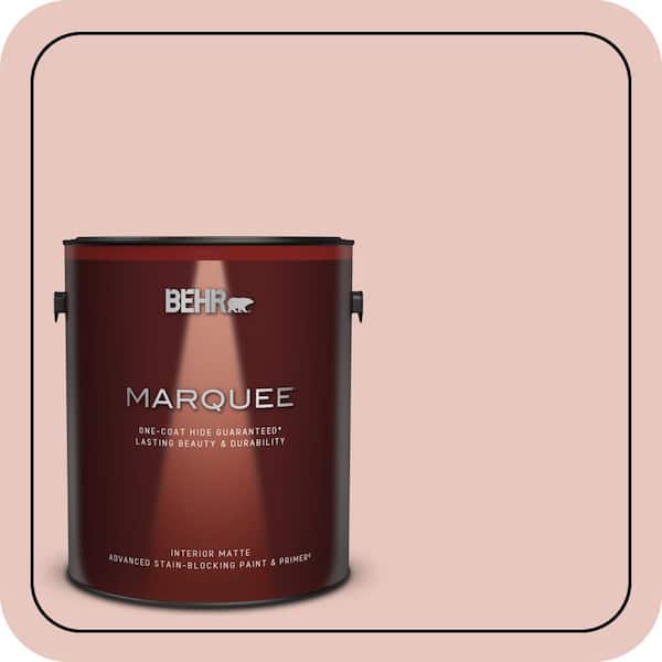 BEHR MARQUEE 1 gal. #S160-1 Iced Cherry Matte Interior Paint & Primer (2)