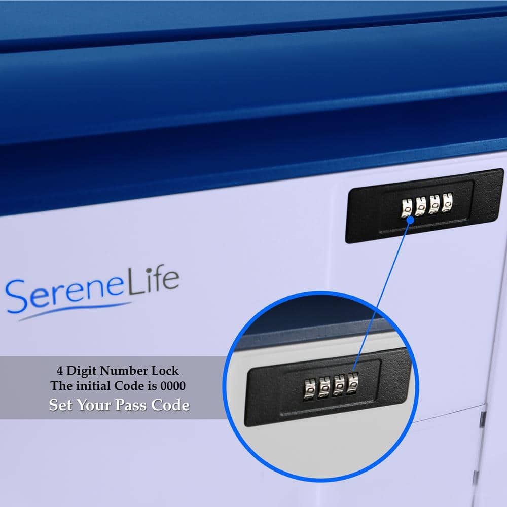 SereneLife 21 Gal. Locking Storage Container Bin (3)