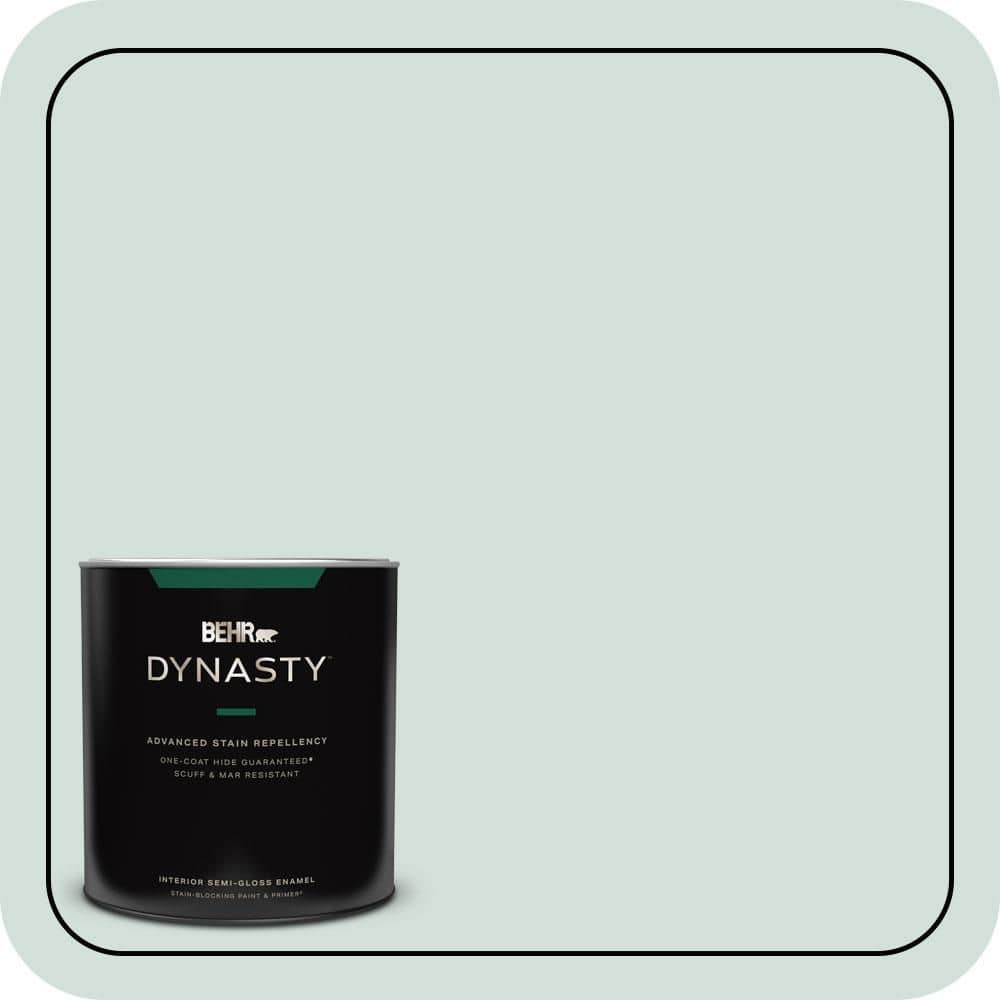 BEHR DYNASTY 1 qt. #S430-1A Reflecting Moment Semi-Gloss Enamel Interior Stain-Blocking Paint and Primer