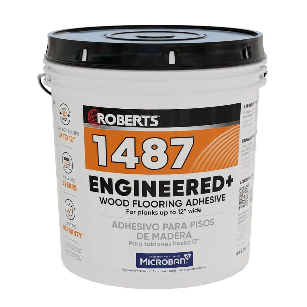 ROBERTS 4 U.S. Gal. (16 qt.) Engineered Wood Floor Adhesive (2)