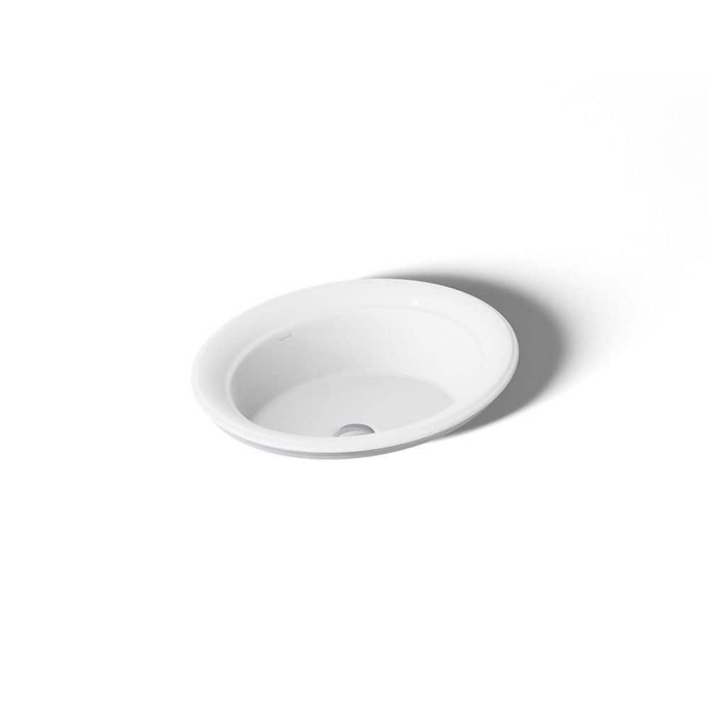 KOHLER Artifacts 21 in. x 20.94 in. Drop-In Bathroom Sink in White Vitreous China (2)