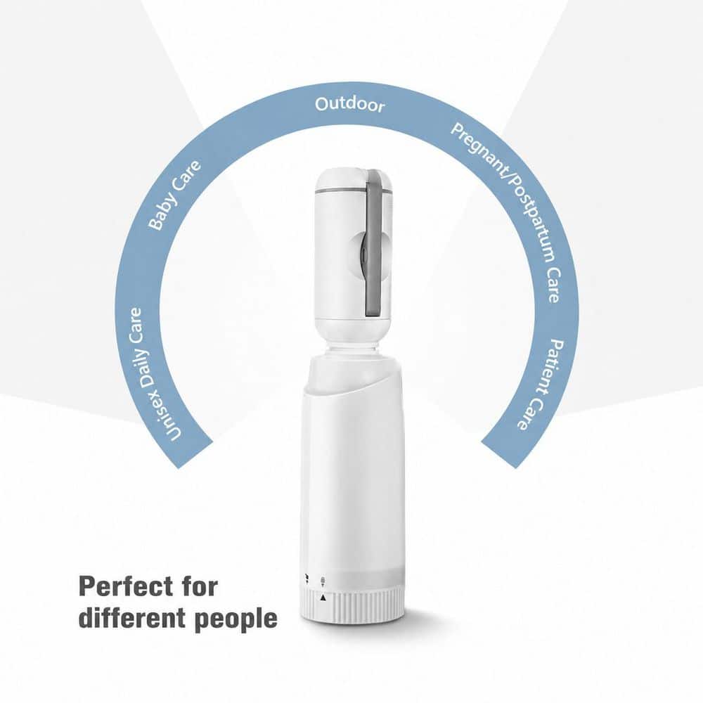 Anqtovp Portable Bidet Attachment with 360ml Water Tank, Dual Spray Modes, IPX6 Waterproof, Travel Bag Included, 1 Piece (2)