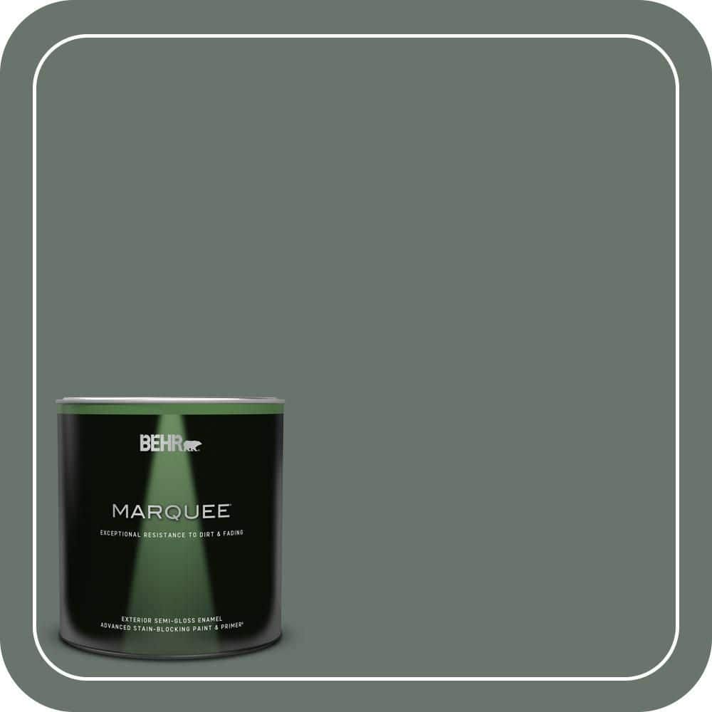 BEHR MARQUEE 1 qt. #PPU12-18 Heritage Park Semi-Gloss Enamel Exterior Paint & Primer