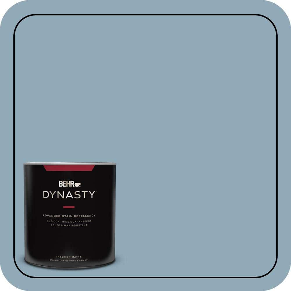 BEHR DYNASTY 1 qt. #PPU14-09 Windsurf Matte Interior Stain-Blocking Paint and Primer
