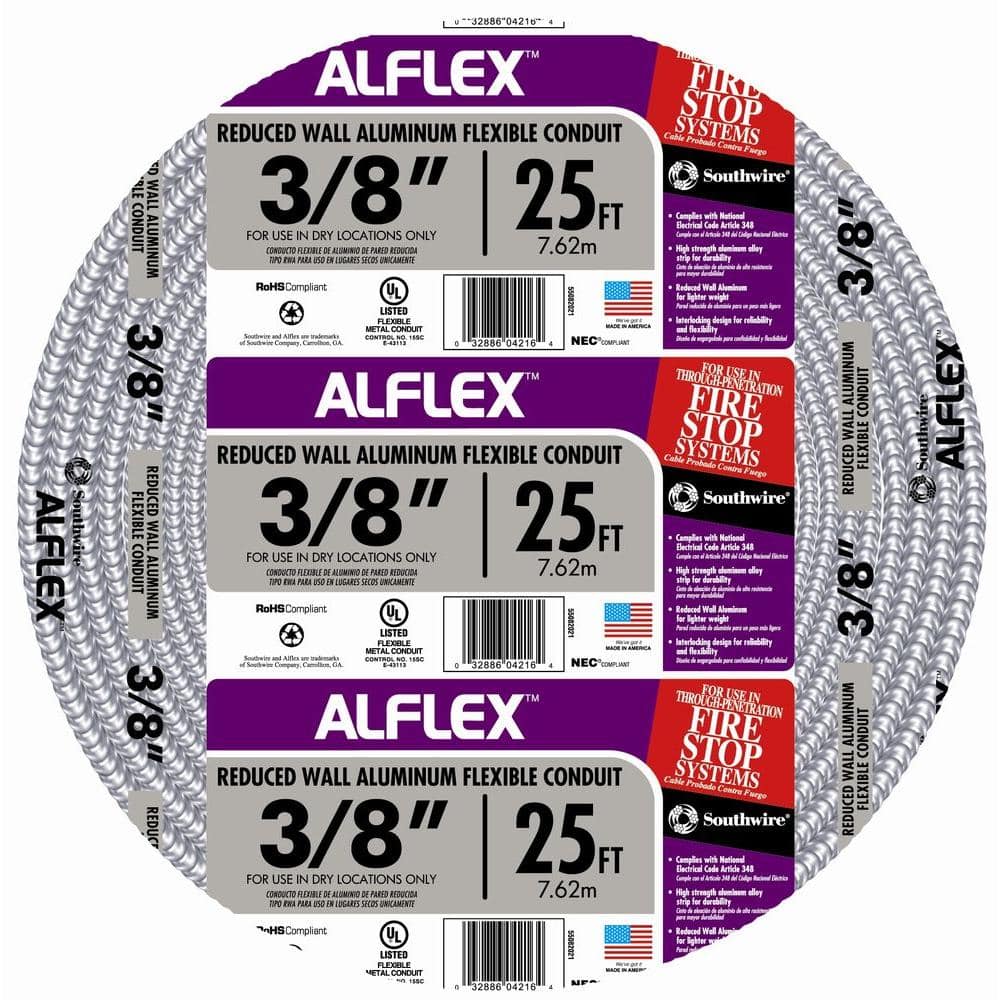 Southwire . Alflex RWA Metallic Aluminum Flexible Conduit (1)