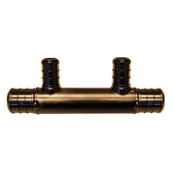 Apollo 3/4 in. x 1/2 in. PEX-B Barb Poly-Alloy 2-Port Open Manifold (2)