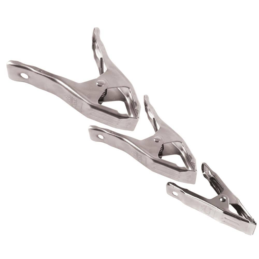 BESSEY XM Series 3 in. Capacity Steel Spring Clamp with 3.3125 in. Throat Depth (3)