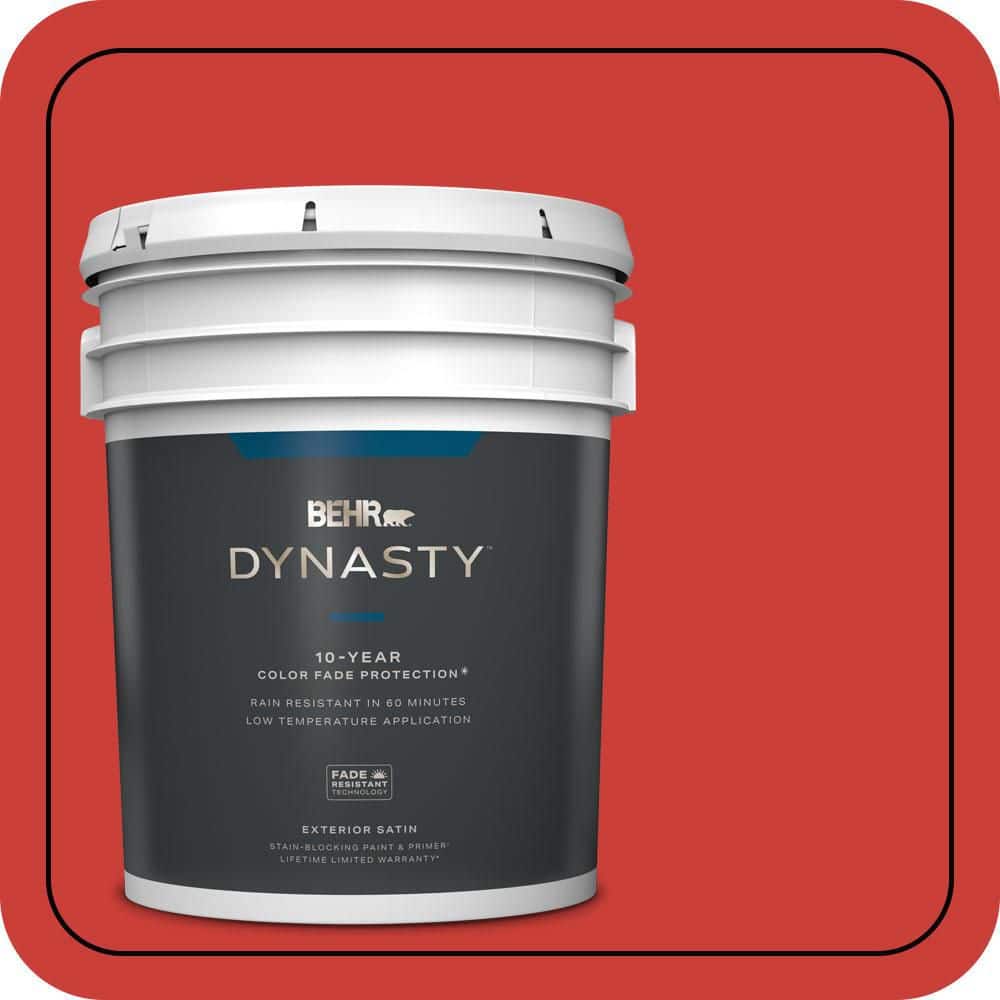 BEHR DYNASTY 5 gal. #P170-7 100 MPH Satin Enamel Exterior Stain-Blocking Paint & Primer