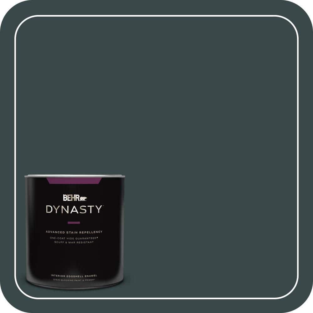BEHR DYNASTY 1 qt. #T14-16 Arboretum Eggshell Enamel Interior Stain-Blocking Paint and Primer