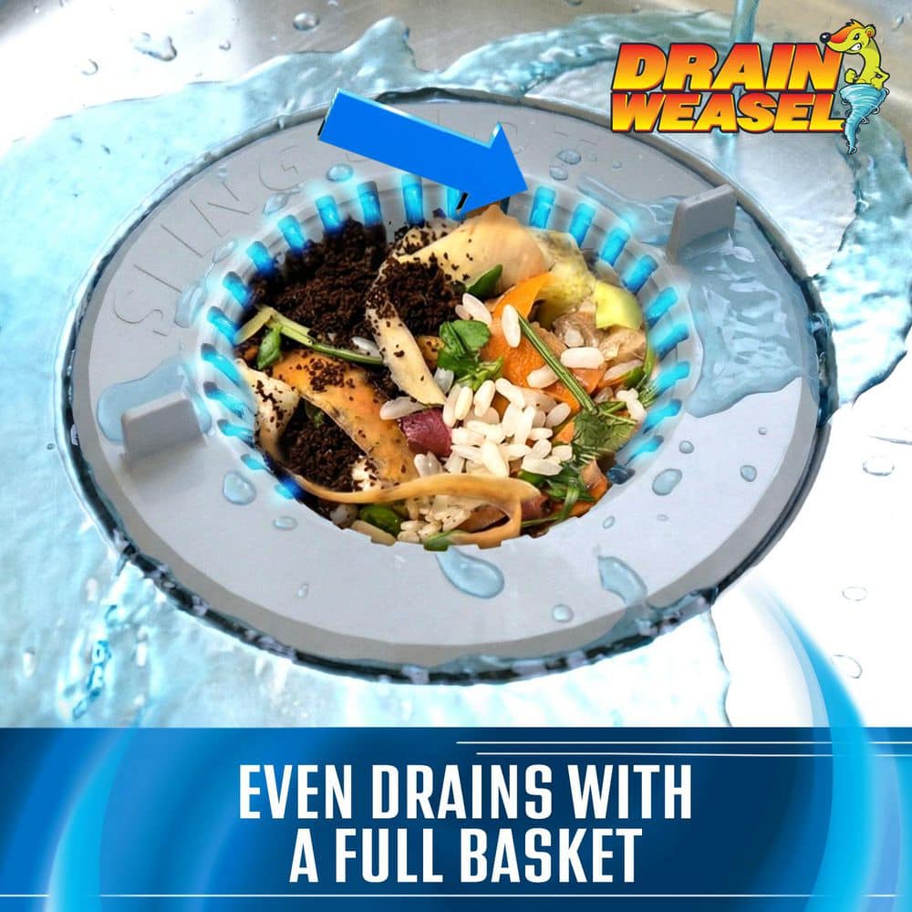 Drain Weasel Slingshot Kitchen Sink Strainer (3)