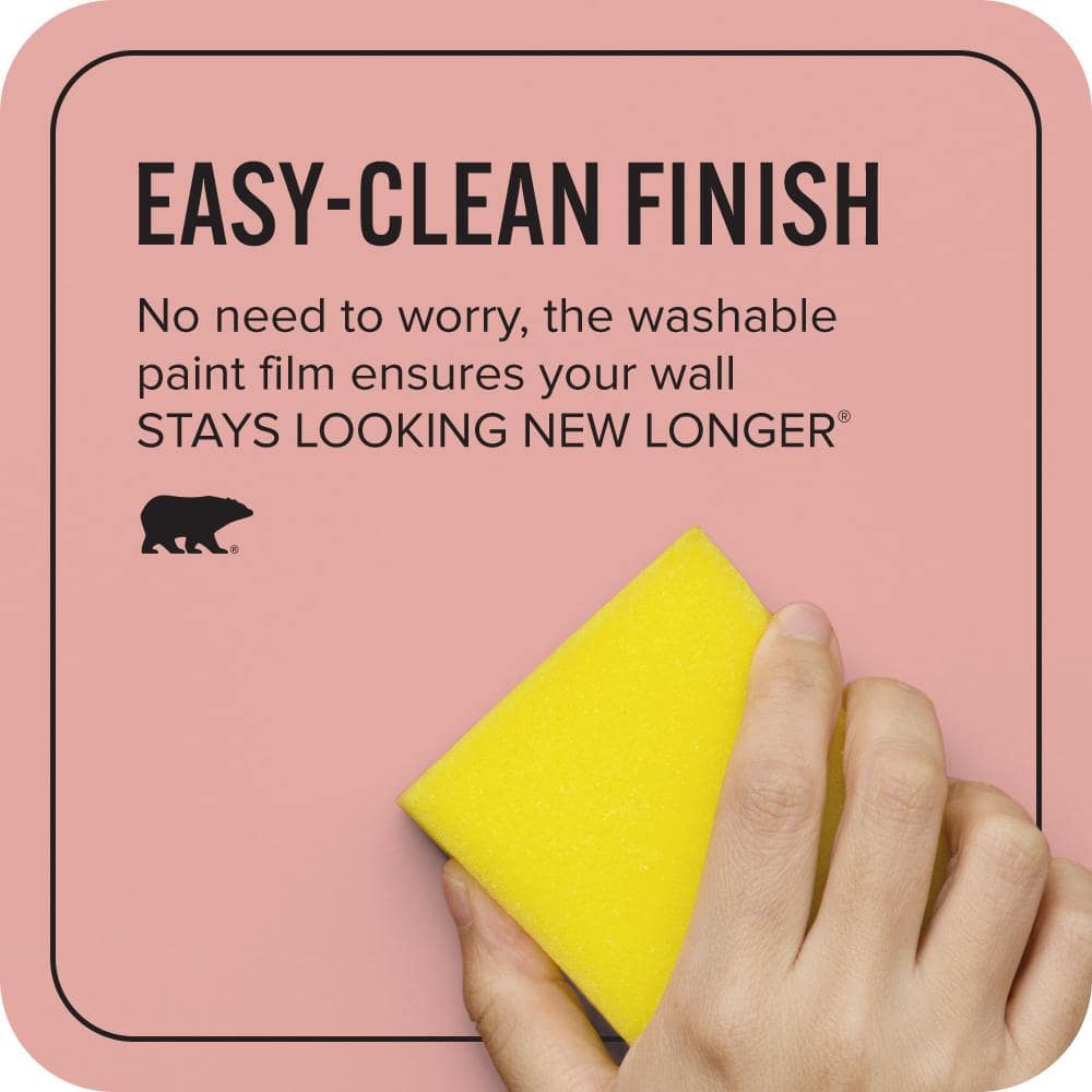 BEHR ULTRA 1 gal. #MQ4-03 Coral Fountain Extra Durable Flat Interior Paint & Primer (4)