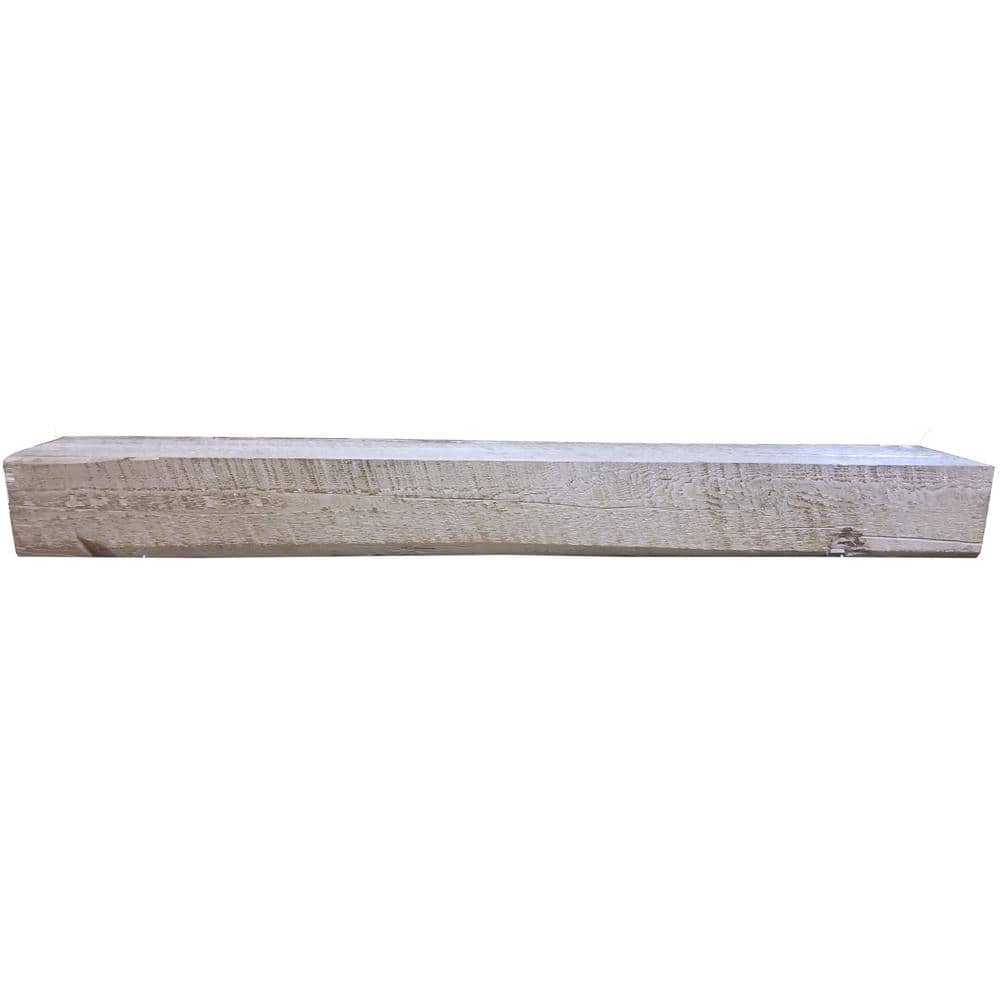 BOULDER INNOVATIONS LLC Boulder Innovations Solid Mantel 60 in. x 5 in. x 8 in. Rough Cut Fireplace Shelf