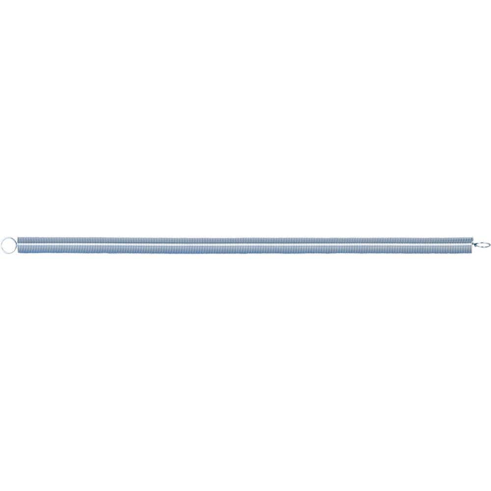 Prime-Line Wood Screen Door Ext. Spring, Spring Steel, Nickel-Plated, .060 GA x 13/32 in. x 16-3/8 in, Closed Double Loop, (1-Pack)