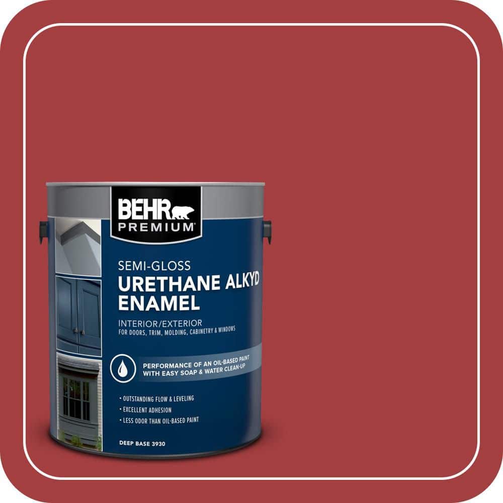 BEHR PREMIUM 1 gal. #P140-7 No More Drama Urethane Alkyd Semi-Gloss Enamel Interior/Exterior Paint