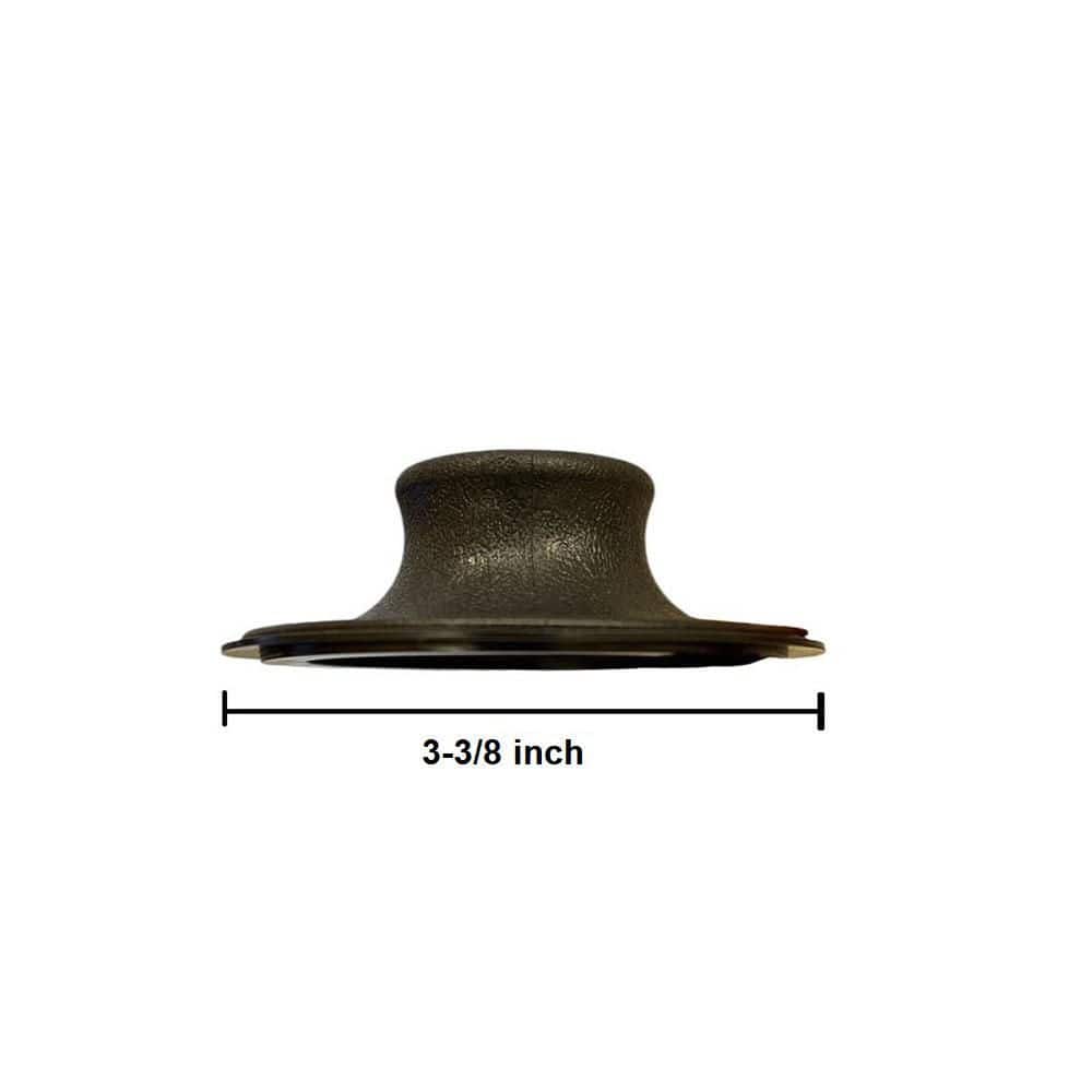 Everbilt 3-3/8 in. Garbage Disposal Replacement Stopper in Black (4)