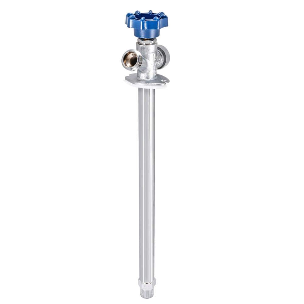 EASTMAN 12 in. Brass MIP x MHT Frost Free Sillcock with Vacuum Breaker
