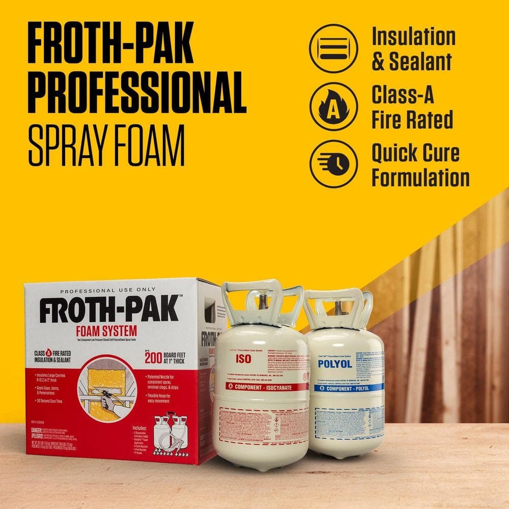 FROTH-PAK 200 Insulation and Sealant Spray Foam System (4)