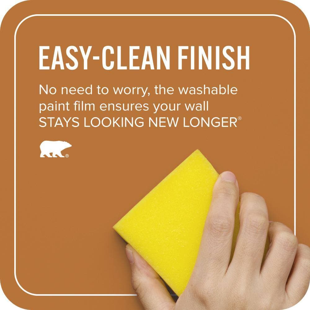 BEHR ULTRA 1 gal. #S-H-280 Acorn Spice Extra Durable Satin Enamel Interior Paint & Primer (4)