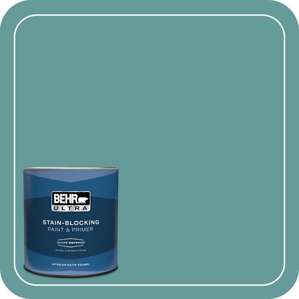BEHR ULTRA 1 qt. #MQ6-6 Semi Precious Extra Durable Satin Enamel Interior Paint & Primer