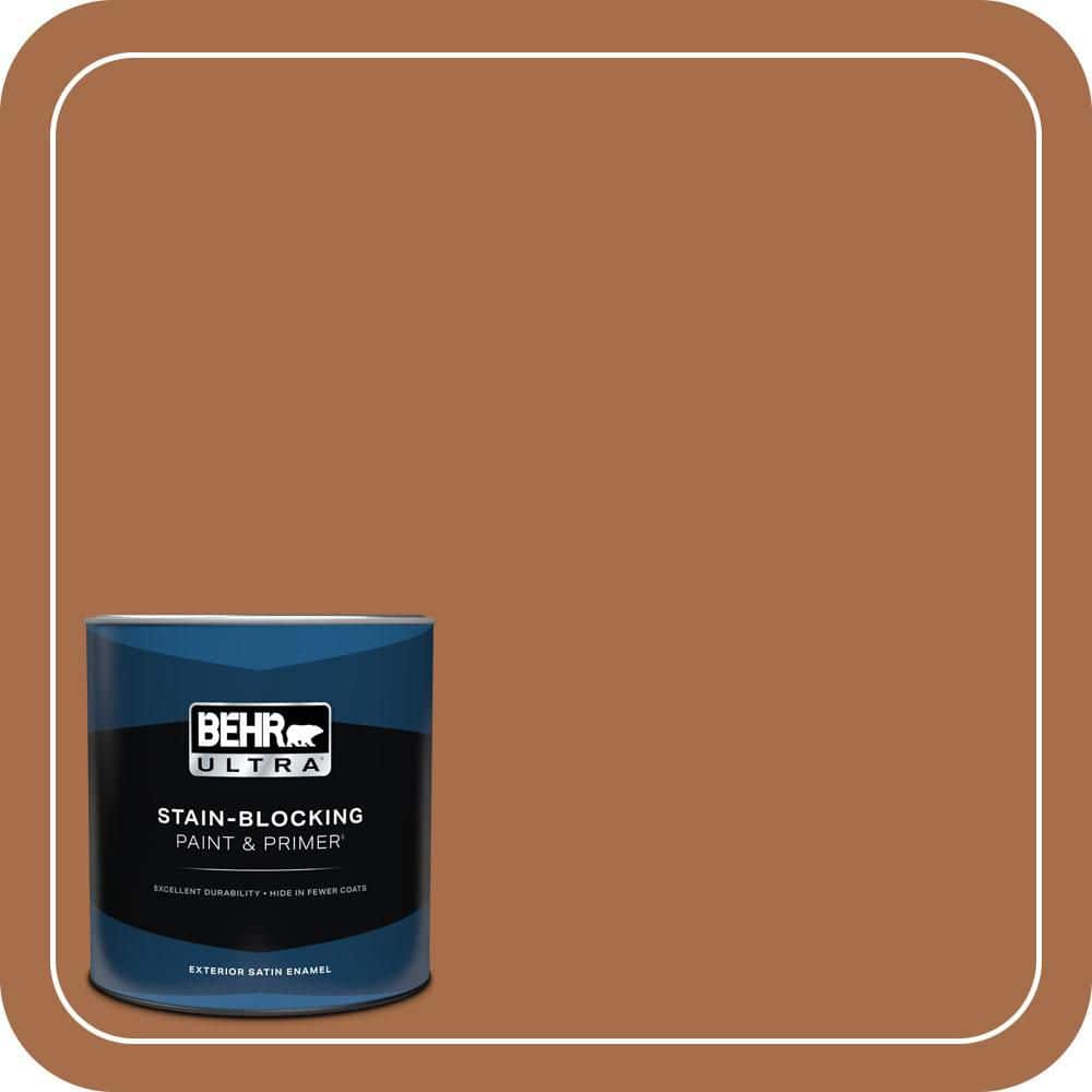BEHR ULTRA 1 qt. #T11-9 Drum Solo Satin Enamel Exterior Paint & Primer