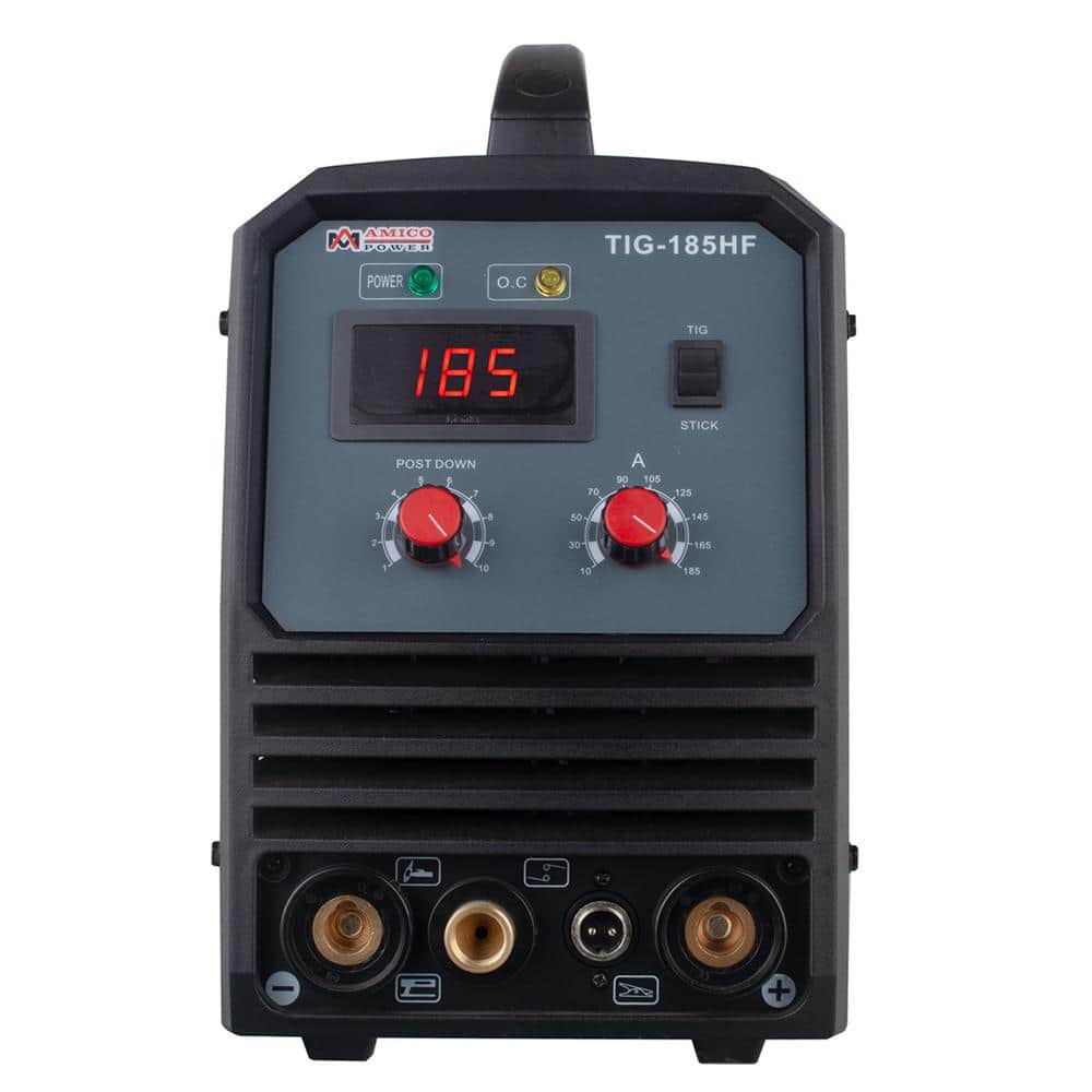 AM AMICO ELECTRIC 180 Amp TIG Stick Arc DC Inverter Welder with 95-Volt to 260-Volt Wide Voltage Welding, 80% Duty Cycle (3)