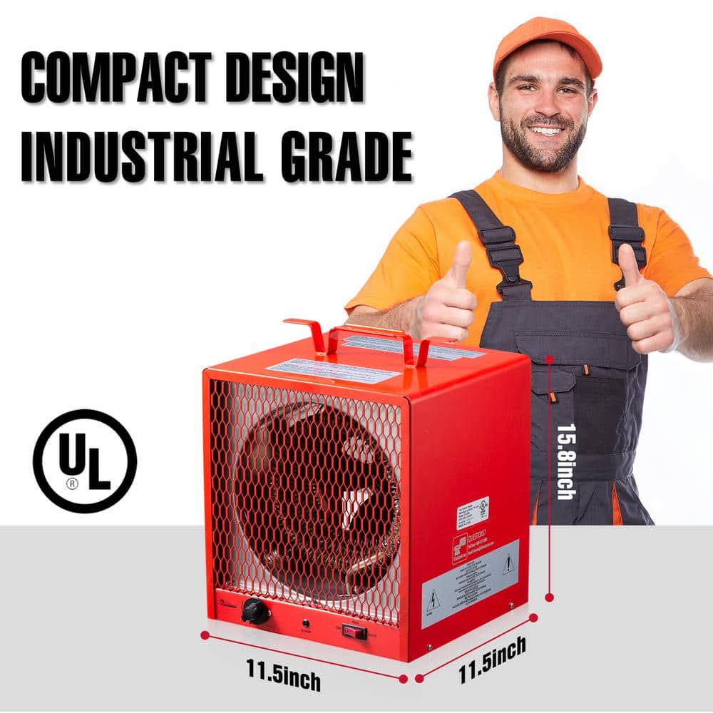 Dr Infrared Heater Industrial 240-Volt 5600-Watt Electric Portable Garage Workshop Heater Product with Thermostat (2)