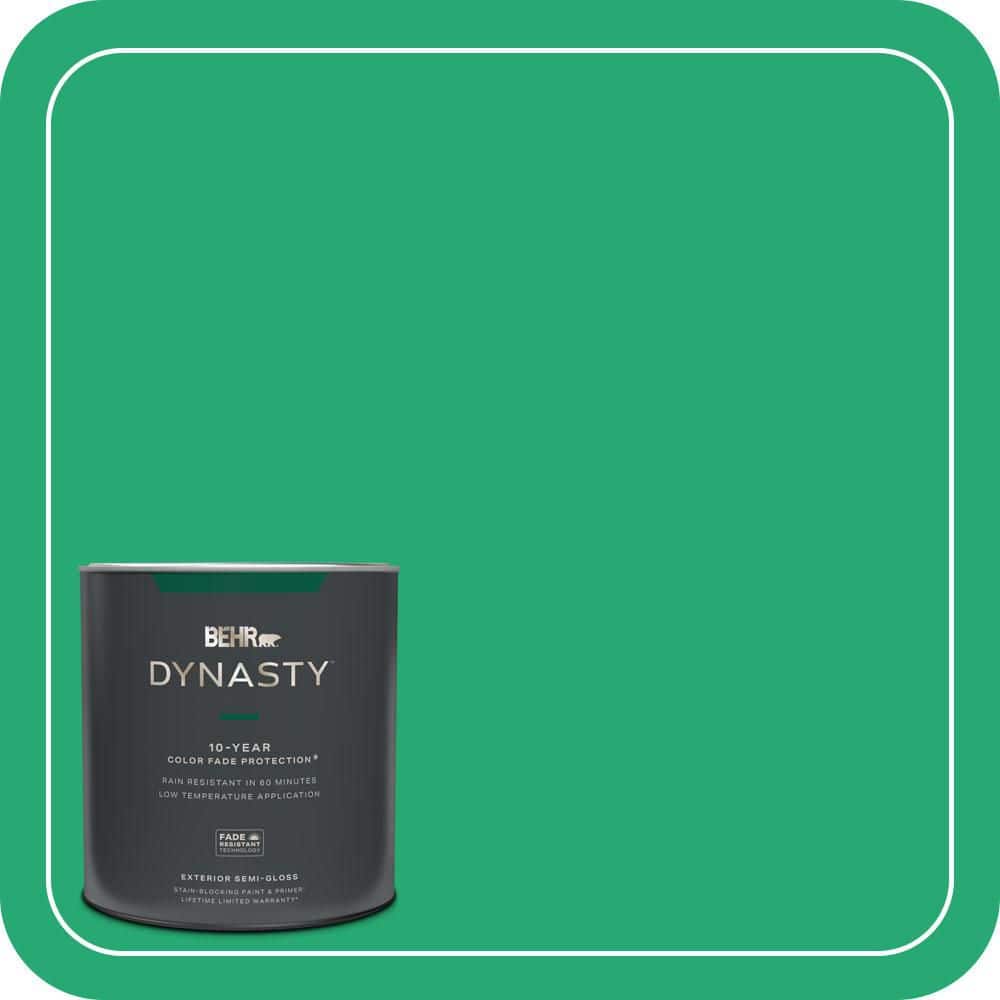 BEHR DYNASTY 1 qt. #470B-5 Garden Medley Semi-Gloss Exterior Stain-Blocking Paint & Primer
