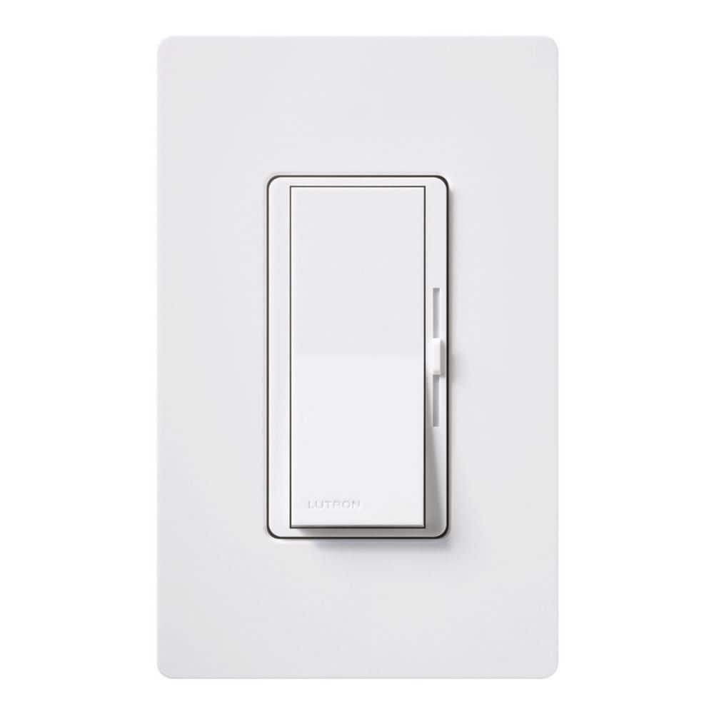 Lutron Brown Diva Dimmer Switch for 0-10-Volt LED/Fluorescent Fixtures, Single-Pole/3-Way, Espresso (DVSCSTV-EP)