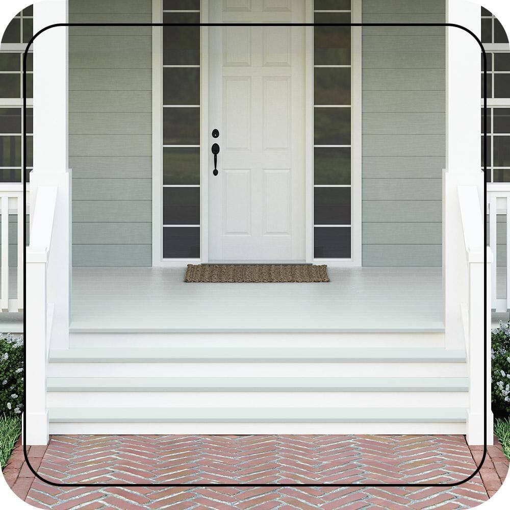 BEHR PREMIUM #530E-1 Textured Low-Lustre Enamel Interior/Exterior Porch and Patio Anti-Slip Floor Paint (2)