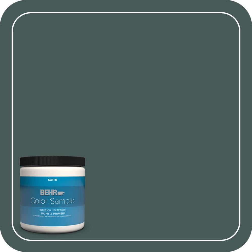BEHR PREMIUM PLUS #MQ6-09 Hostaleaf Enamel Interior/Exterior Paint & Primer Color Sample (1)