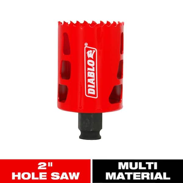 DIABLO 2 in. Bi-Metal Hole Saw with 2-3/8 in. Cutting Depth (2)